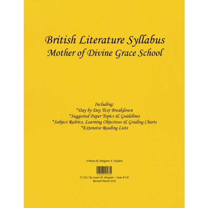 british-literature-syllabus