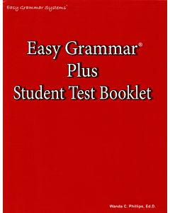 Easy Grammar Plus Student Test Booklet