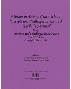 Concepts and Challenges in Science Book 3/8th Grade Science Teacher's Manual