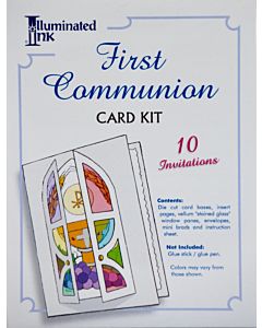 First Communion Invitation Card Kit