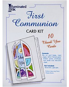 First Communion Thank You Card Kit 