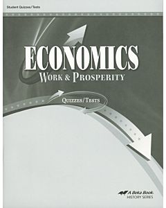 Economics: Work and Prosperity Quiz and Test Book 
