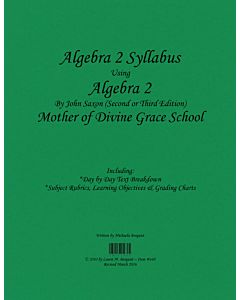 Algebra II Syllabus (Saxon 2nd Edition)