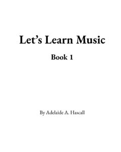 Let's Learn Music #1