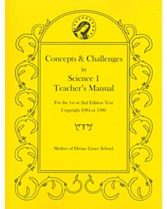 Concepts and Challenges in Science Book 1/5th Grade Science Teacher's Manual