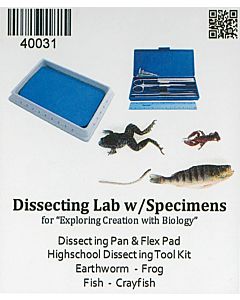 Apologia Biology Dissecting Lab with Specimens