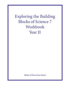 Exploring the Building Blocks of Science 7 Year II Workbook